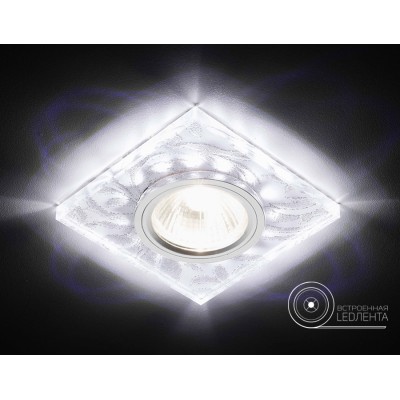 ДЕКОРАТИВНЫЙ LED+ МR16 AMBRELLA LIGHT СВЕТИЛЬНИК S234 w/CH/WH белый СЕРЕБРО